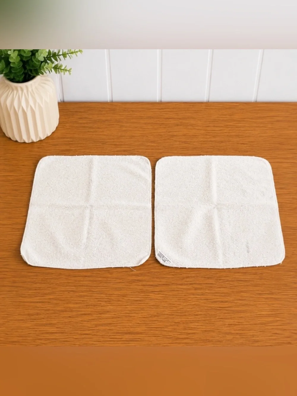 Vintage Royal Terry Barth & Dreyfuss Floral Washcloth Set USA Retro Cottagecore
